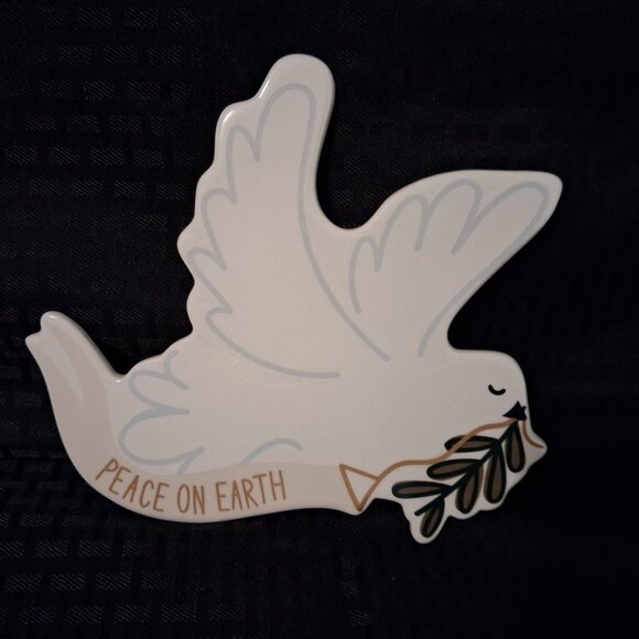 Coton Colors Happy Everything Large White Dove Peace On Earth Attachment EUC - Picture 2 of 10